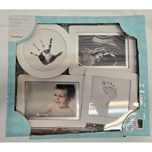 Pearhead Babyprints Collage Frame w/ Clean-Touch Ink Pad – New Open Box